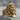 Jesus Head Ring, gold vermeil, product photo on stone