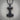 Mjolnir Raven Head Hammer Pendant, black rhodium, product photo