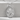 Saint Andrew Medal Pendant, polished silver, front view against neutral stone