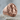 Chess Queen Ring, rose gold finish, product view on stone