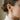 Perforated Segment Hoop Earring, rose gold, worn on model ear