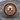 Memento Mori Skull Medallion Ring, rose gold plated product photo