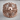 Openwork Skull Cross Ring, rose gold plated, angled view
