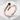 Black Onyx Bypass Ring, rose gold, angled product view