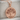 Garnet Tree of Life Pendant, rose gold, angled product view