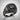 Horse Emblem Signet Ring, black rhodium, front product view