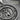 Saint Christopher Compass Medal Pendant, oxidized silver, close-up of Saint Christopher and compass dial relief