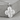 Four Way Medal Pendant, polished silver, front view