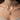 Eight Point Maltese Cross Pendant, rose gold, worn on model neck
