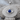 Evil Eye Lapis Rays Pendant, polished silver, front product view