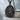 Saint Christopher River Pendant, black rhodium plated product photo