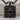 Jerusalem Cross Quartered Pendant, black rhodium plated, front product photo
