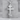 Russian Three Bar Cross Pendant, polished silver product photo