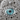 Evil Eye Iris Halo Pendant, polished silver, product photo