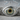 Evil Eye Beaded Gaze Pendant, polished silver, front view