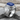 Royal Flush Lapis Scroll Ring, polished silver, product photo