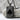 Ace Spade Enamel Pendant in black rhodium plated finish