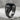 Ganesha Onyx Shoulder Ring, black rhodium, product photo
