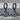 Evil Eye Turquoise Hoop Earring, black rhodium, product photo