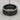 Younger Futhark Hammered Ring, black rhodium, product photo