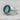 Green Flame Seal Ring, polished silver finish, product photo