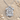 Dahlia Folded Petal Pendant, polished silver finish front view