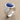 Lapis Lazuli Mountain Pine Ring in polished silver, front view