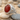Carnelian Oak Acorn Ring, polished silver, angled product photo