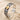 Moon Phase Ridge Bracelet, two-tone finish, studio product photo