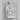 Santa Muerte Throne Relief Pendant, polished silver, front view