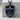 Confirmation Blue Enamel Pendant, black rhodium product photo