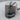 French Bulldog Cushion Pendant, black rhodium finish, angled product view