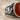 Carnelian Dove Promise Ring, oxidized finish, close-up of dove and stone bezel