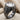 Clear Quartz Lotus Ring, black rhodium plated product photo