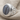 Grey Agate Scroll Ring, polished silver, product photo