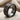 Diagonal Chisel Ring in black rhodium, studio product photo