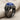 Lapis Raptor Shoulder Ring, black rhodium plated, front view
