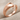 Ribbed Talon Loop Ring, studio product photo in rose gold plated