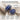 Cobalt Cocoon Open Ring, oxidized, ring size chart overview
