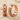 Bamboo Bark Huggie Earring, rose gold plated, studio product photo