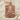 Poseidon Bearded Trident Pendant, rose gold plated product view