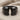 Fluted Keystone Open Ring, black rhodium plated product photo