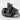 Mourning Draped Column Ring in black rhodium, product view