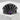 Vanitas Amethyst Fan Ring in black rhodium plated silver, studio view