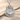Apollo Lyre Sunstone Pendant, polished silver, front product photo