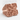 Stepped Cross Signet Ring, rose gold, front studio view