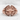 Compass Rose Scroll Ring, rose gold, angled product photo
