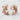 Koi Curved Scale Earring, rose gold plated product photo