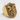 Crusader Knight Signet Ring, gold vermeil, angled product photo