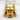 Dark Lord Helmet Ring, gold vermeil product photo